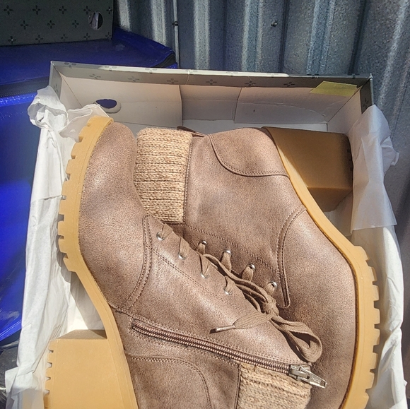 New Sun÷Stone Romina Womens Zipper Hiking boots - Picture 2 of 6